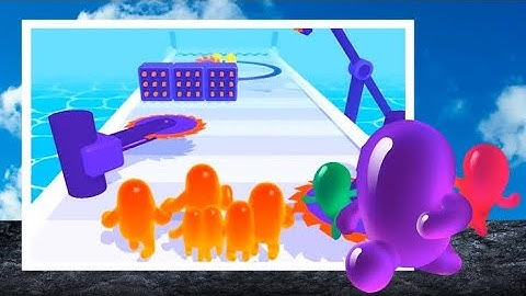 join blob clash 3d - all max level iOS trailer walkthrough gameplay #joinblobclash3d #iosgameplay