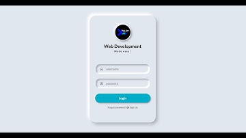 🎬Neumorphism Login Form | HTML & CSS