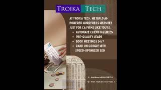 AI WordPress Websites for Chartered Accountants Troika Tech