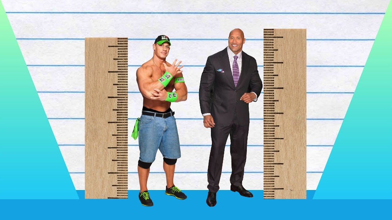 Is The Rock really 6'5″? He and John Cena look similar in height when  standing together although Cena's height is 6'1″. - Quora