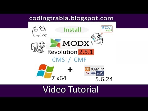 Install MODX Revolution