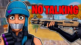 Can you win a Fortnite Tournament Without Talking?