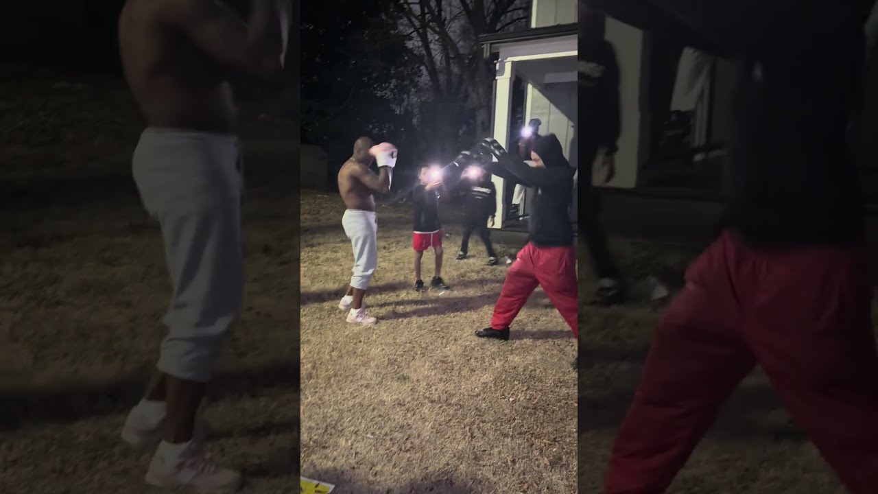 LIL WOODY BOXING MATCH IN HIS NEIGHBORHOOD LIKE N SUBSCRIBE