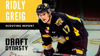 Ridly Greig highlights 2020 NHL draft