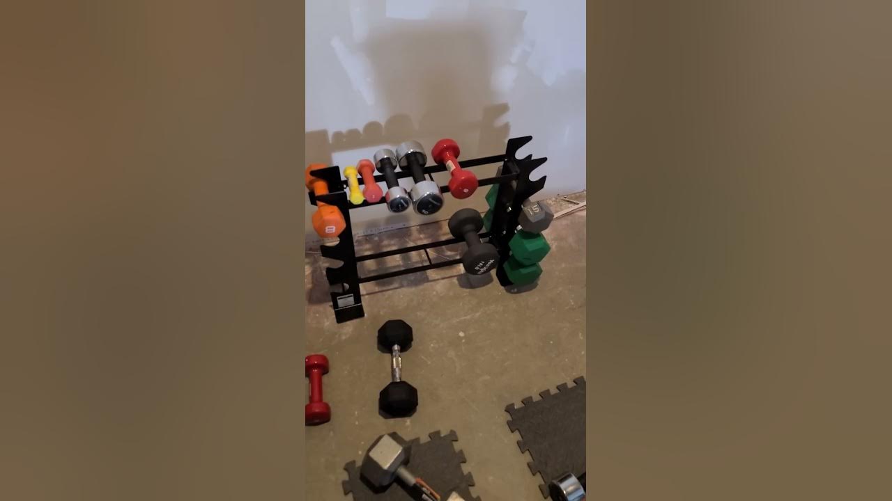 Review of Cap Dumbbell rack for less than 30lb dumbbells, YouTube