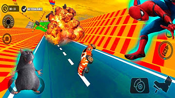ROAD RACING SIMULATOR WITH OBSTACLES ON  MAX SPEED