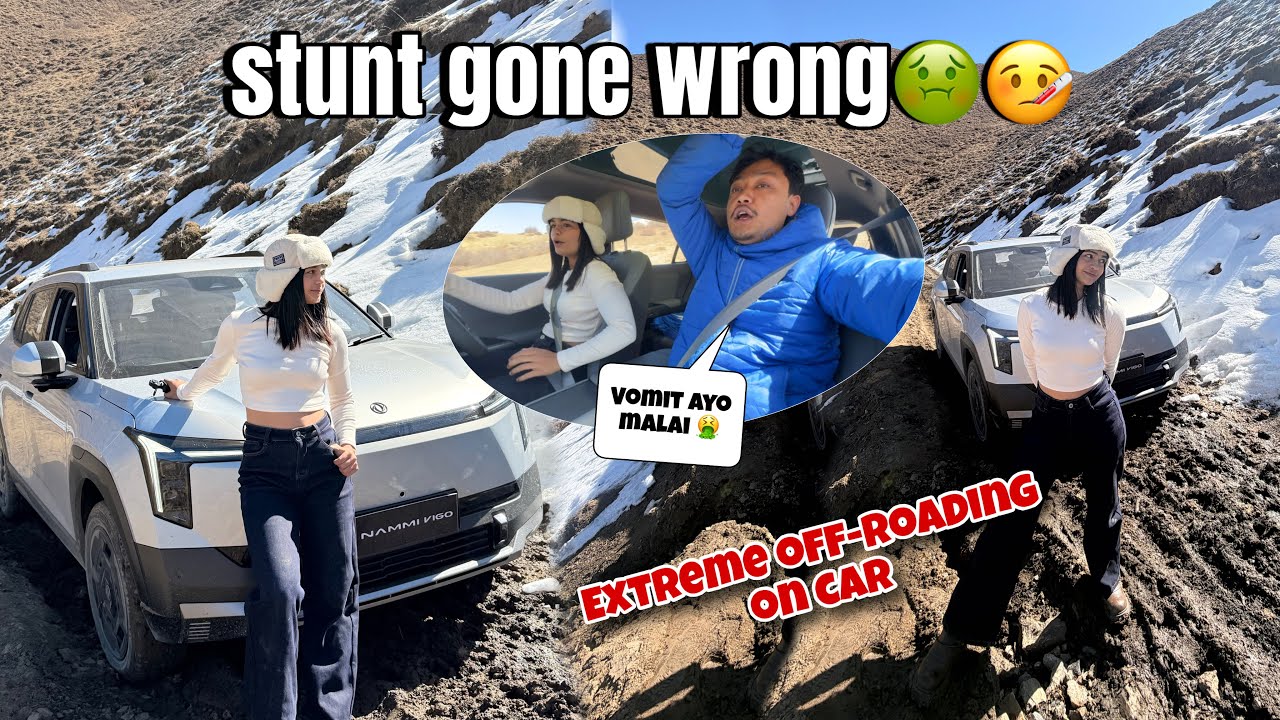 BUDI LAI HEPESI YESTO HUNCHA 😳 GADI DRIFT 😅 OFF-roadig on car   