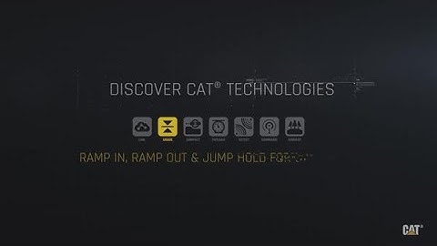Cat® GRADE Paving Technology - Ramp In, Ramp Out & Jump Hold Animation