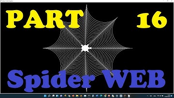 Code this spider web in less than 20 lines! Python Fun With Shapes S1 E16