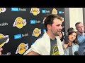 Luka Doncic on how Lakers first training camp practice went