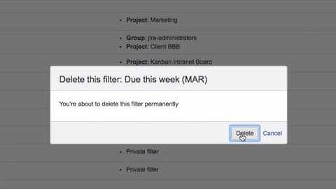 Deleting A Filter - Learn Atlassian Jira #22