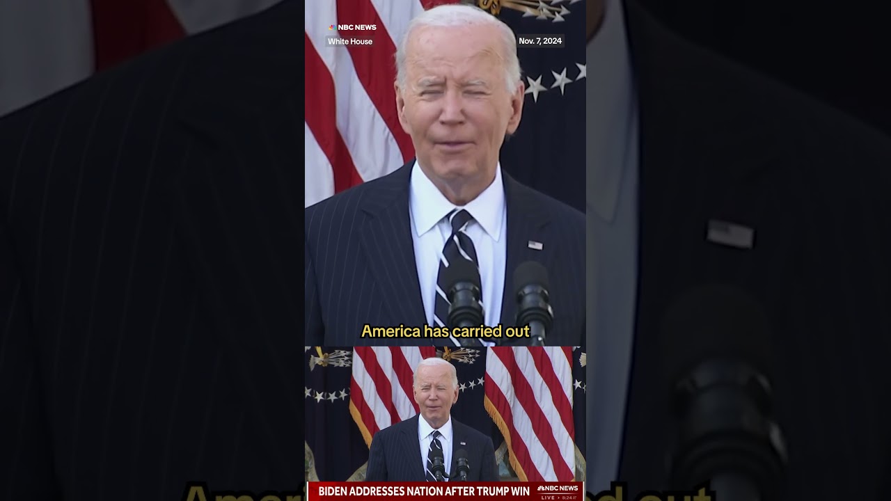 Biden says he congratulated Trump Biden says he congratulated Trump