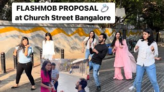 Flash Mob Proposal Nikhil And Simran At Church Street Bangalore