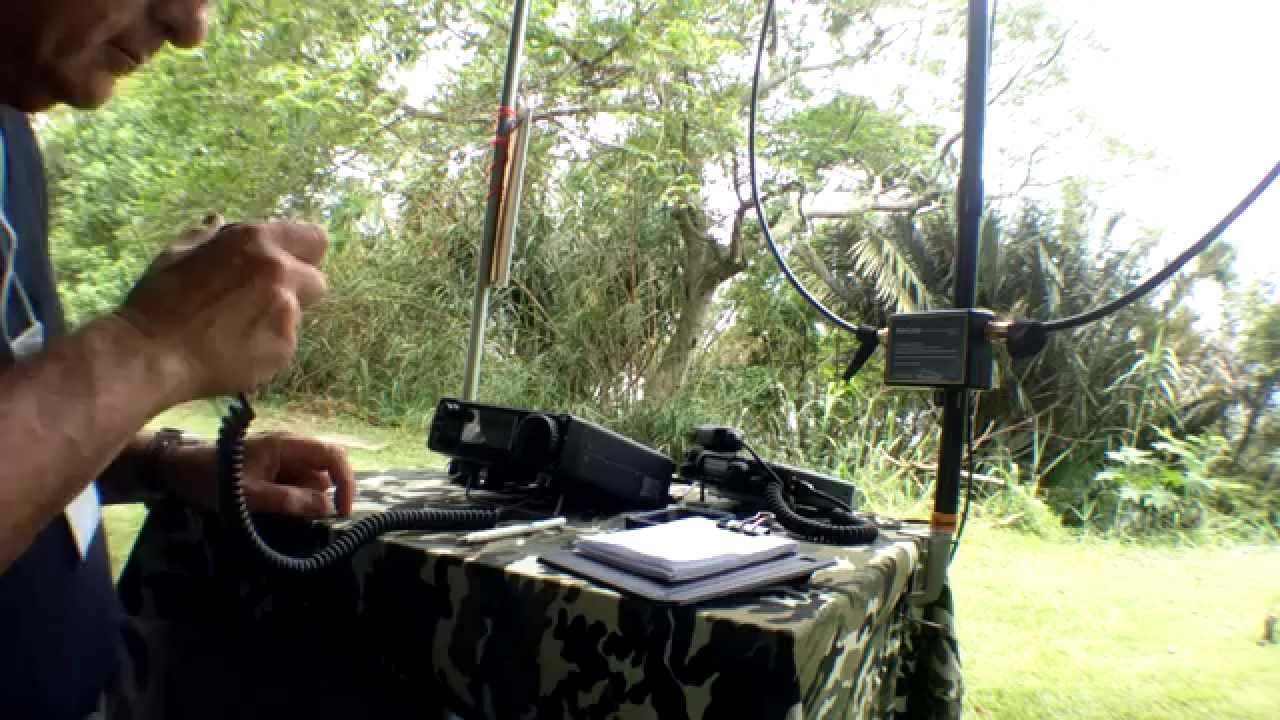 Fortaleza de São João ZW1CML operada por PY1AHD com antena Alexloop em QSO com  M0UTD Reino Unido