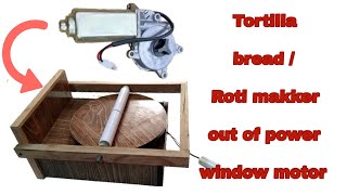How to make Roti Maker / DIY Roti , Chapati , Puri making  electric machine