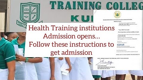 Health training/ nursing application guide. Portal opens, Step by step as admission opens.online pro