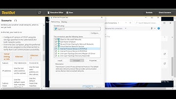 Configure IP Addresses  TestOut