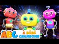 À Bébé Chanson | Chanson De Fête De Robot | Famille De Doigts | Robot Finger Family