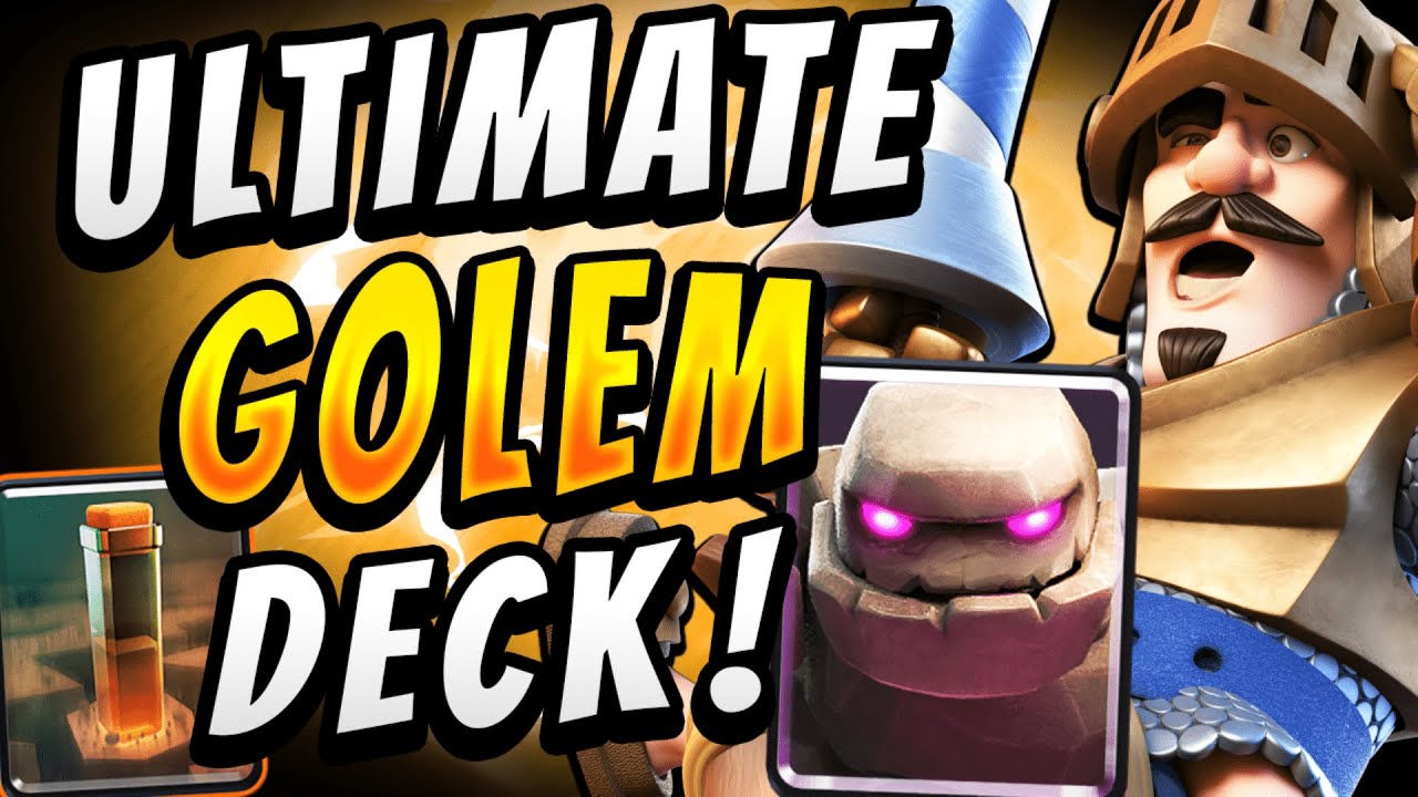 SirTagCR: The ONLY GOLEM DECK that Works RIGHT NOW! — Clash Royale -  RoyaleAPI