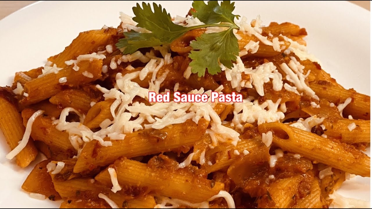 red sauce pasta /red sauce pasta recipe/pasta recipe/pasta in red sauce
