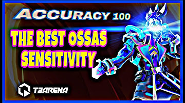 T3 Arena Ossas Gyroscope Sensitivity Settings 100% Accuracy #t3arena #tricks #tipsandtricks