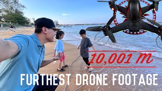 Epic Cinematic Furthest Drone Footage ever for FPV beginner? #travel #drone #camping #rarenation
