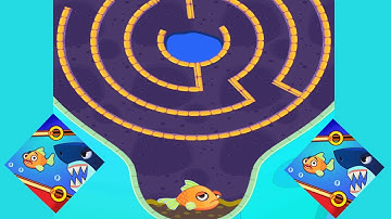 Save The Fish Pull The Pin New Gameplay Walkthrough Puzzle ♡ Fishdom Mobile Game