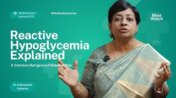 "Reactive Hypoglycemia Explained | A Common But Ignored Diabetes Risk"