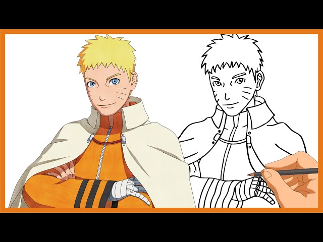 DRAWING Naruto Uzumaki (The 7th HOKAGE) 🌀Wanted to draw him in this  pose from long time 😅 Please state your emotions regarding Naruto. 😁☺️  : r/Naruto