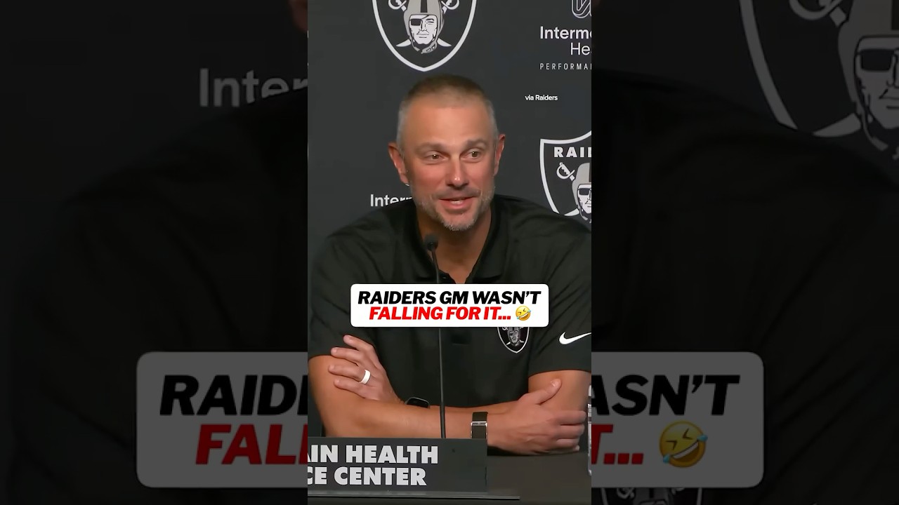 Raiders GM John Spytek was asked about NFL players returning to college 😅 #raiders #lsufootball