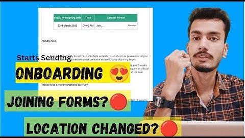 Wipro Starts sending Onboarding 23 and 24 March | Joining Forms , Location Change ? | Salary account