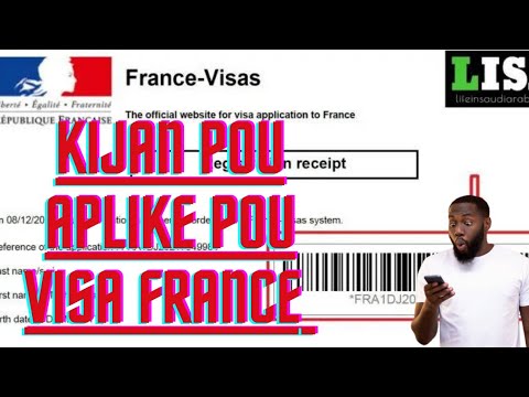 france service visa pwosesis la vin pi fasil // application  oneline// france visa 2022