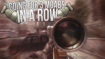 Aiming For 3 MOABs in a Row and a Clean Sniper Game! - Modern Warfare 3 LIVE!