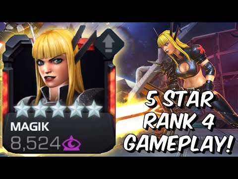 5 Star Magik Rank 4 Rank Up & Gameplay! – God Tier Power Control – Marvel Contest of Champions