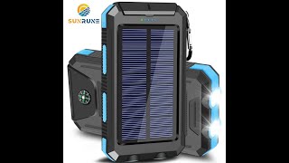 Harness the Power of the Sun: Introducing the 20000mAh Solar Panel Wireless Power Bank