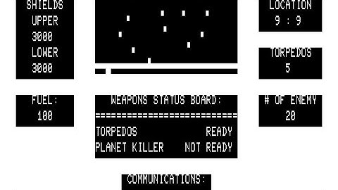 Galaxy Combat II for the TRS-80