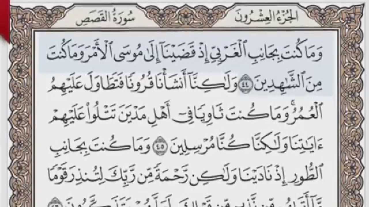 القرآن الكريم بالصفحات صوت وصورة ص/ 391 الشيخ محمود خليل الحصري بمد المنفصل