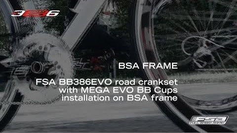 How To Install A BB386EVO Crankset On A BSA Frame - FSA Road