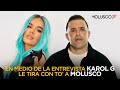 Karol G “BARRE” el piso con Molusco en plena entrevista (Titular por petición de Karol G)