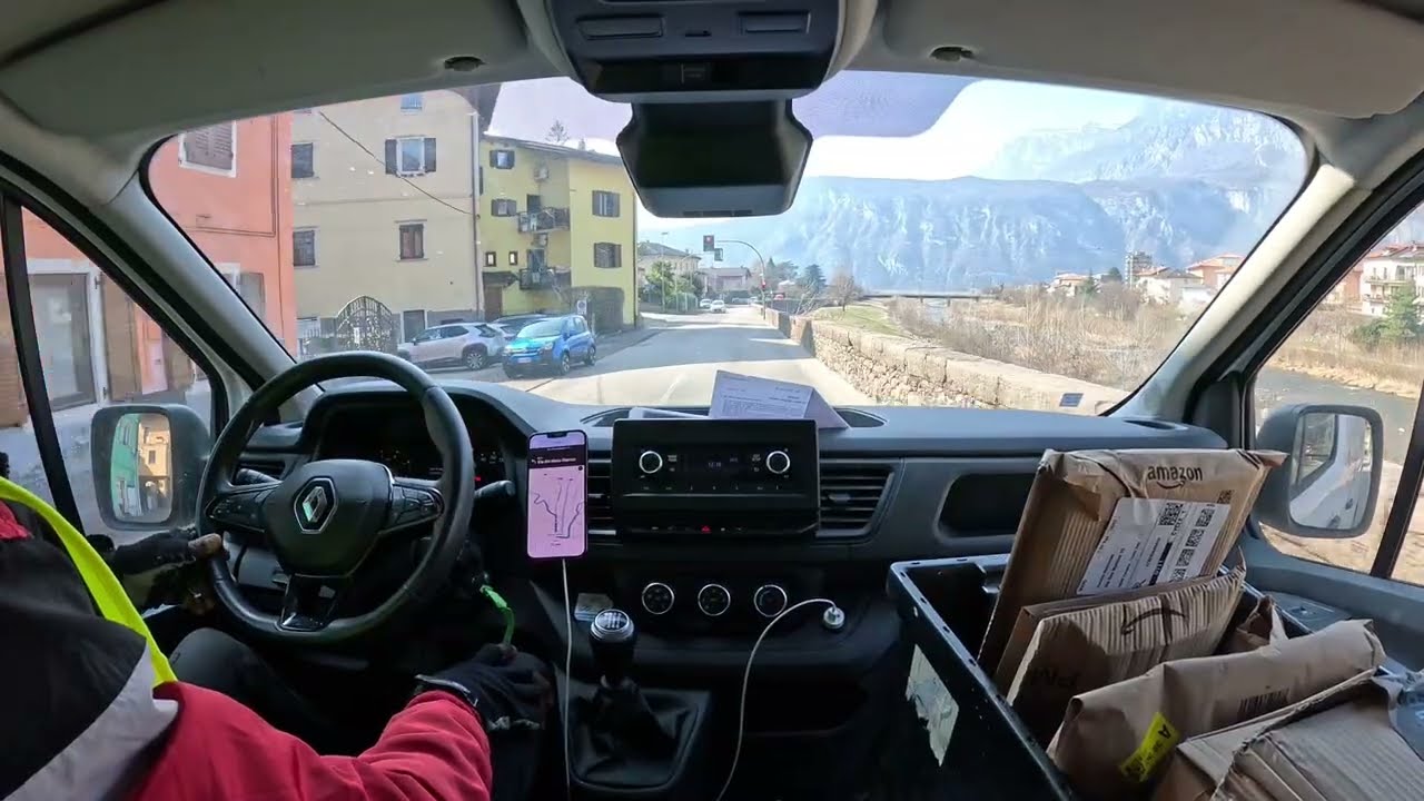 How It Look Like Driving A Manual Transmission Car | Through A Narrow Country Road!