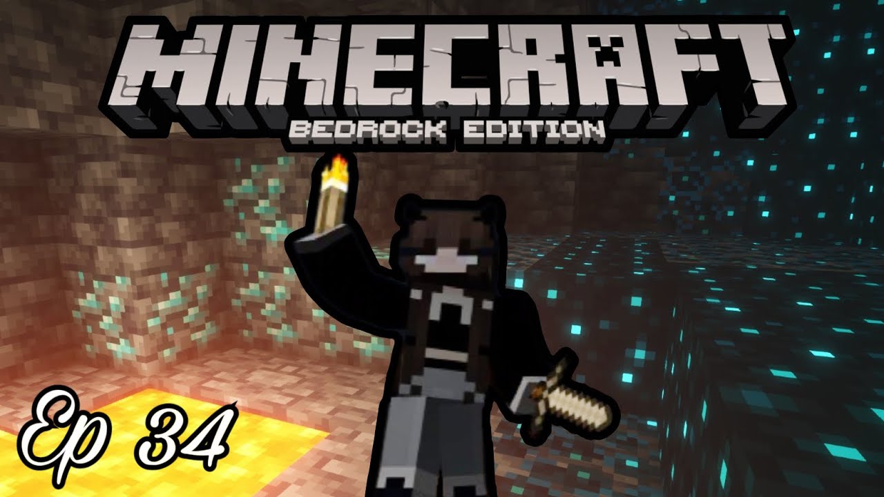Diamonds in the Deep Dark - Minecraft Bedrock 1.20 Survival Let's Play ...