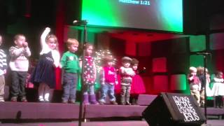 Gus 1st Christmas Program, 2014