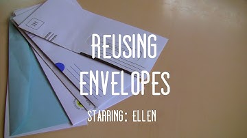 Hummingbird How To : Reuse Envelopes