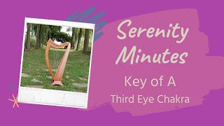 Serenity Minutes 14 - Key of A [Harp Mindfulness Minute]