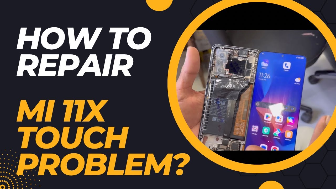 Mi 11x touch problem solved || mi 11x touch flex change || touch not ...