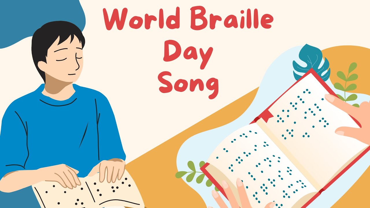 Песня ко Всемирному дню Брайля для детей | Узнайте о шрифте Брайля простым способом