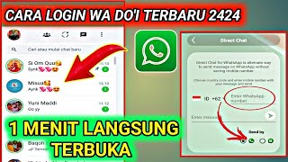 cara login wa doi tanpa kode QR cara lewati kode verifikasi 2024