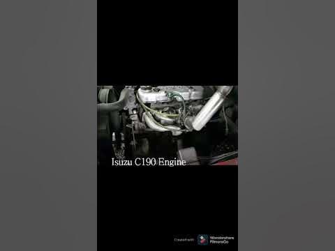 Isuzu C190 Diesel Engine View - YouTube