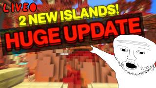 HUGE UPDATE ON ALPHA‼️CHECKING OUT SAFARI ZONE WITH POWLINER‼️ AAAAGH 🔴 HYPIXEL SKYBLOCK LIVE🔴