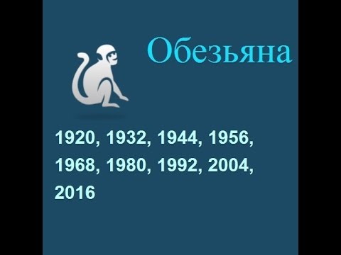 Год обезьяны, гороскоп составленный психологом Натальей Кучеренко.